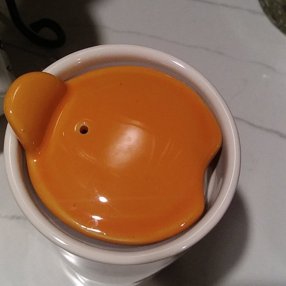 Rae Dunn PUMPKIN SPICE Coffee Travel Mug W/Lid - Picture 3 of 5